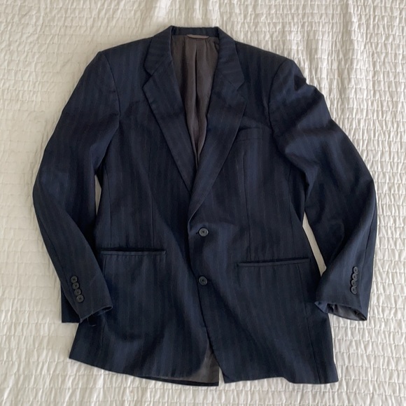Dior Other - Dior Navy Pin Stripe Slim Fit Men’s Blazer / Sport Coat - Size 42L